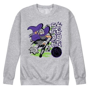 Men's - Teenage Mutant Ninja Turtles - Shredder Foot Clan Graphic Fleece Sweatshirt - 1 of 4