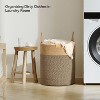 Laundry Hamper 62L,Large Laundry Basket for Clothes,Decorative Storage Basket for Blankets - 3 of 4