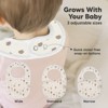 KeaBabies 8pk Organic Baby Bibs for Boy, Baby Drool Bib for Baby Boys and Girls, Newborn Teething Bibs - 4 of 4