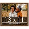 PosterPalooza | Photo Size Textured Gold Picture Frame - UV Acrylic, Foam Board Backing, Hanging Hardware - 2 of 4