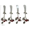 Saro Lifestyle Holly Berry Cocktail Knife, Silver (Set of 4) - 2 of 2