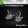 French Bulldog Dog Necklace or Earrings for Women Sterling Silver Ginger Lyne Collection - 3 of 4