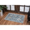 Blue 5 ft. 3 in. x 7 ft. 3 in. Area Rug ¨C Soft Durable 100% Polyester Carpet for Living Room, Bedroom, or Office - Nertpow - 2 of 4