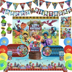 Treasures Gifted Dino Ranch Party Supplies Ultimate Set for 24 Guests - 1 of 1