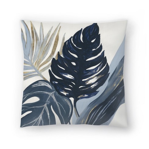 Americanflat 18x18 Throw Pillow Minimalist Flower Line Neutral 4 by The Print Republic