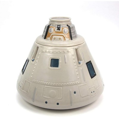 Crowded Coop, LLC NASA Apollo Capsule Ceramic Cookie Jar