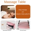FDW Massage Table Massage Bed Spa Bed 73 Inches Long Height Adjustable Massage Table W/Sheet Cradle Bolster Portable 2 Folding Salon Table - 4 of 4