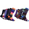 Mio Marino - Men's Bold Designer Dress Socks 12 Pack - 3 of 4