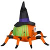 Gemmy Airblown Inflatable Orange Spider , 3 ft Tall, Multi - 3 of 4