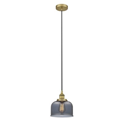 Bell - 1 Light Cord Hung Mini Pendant In Modern Style-9.5 Inches Tall and 8 Inches Wide