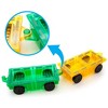 PICASSO-TILES Car Truck with 2 Action Figure Character Set, Magnetic Tiles, Building Blocks, STEM Toys for Kids 3+ - 4 of 4
