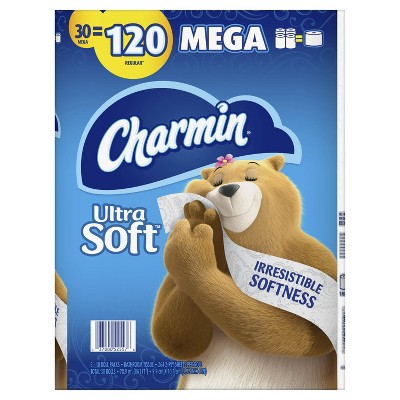Charmin Ultra Soft Toilet Paper - 30 Mega Rolls