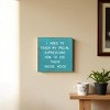 Slickblue Funny Facial Expression Wood Sign – Inside Voice Quote – 7x7 Rustic Wall Decor, Color Options - 2 of 3