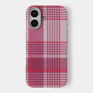 iPhone 16 Plaid Phone Case - heyday™ Cranberry Fizz : Target