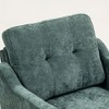 NicBex Chenille Accent Chair Upholstered Living Room Chairs with USB Port and Side Storage, Comfy Chair for Bedroom - 3 of 4