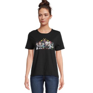 My Hero Academia Juniors Chibi Graphic Tee with Short Sleeves, Sizes XS-3XL - 1 of 4