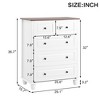 NicBex Drawers Dresser for Bedroom,Tall Wood Dresser,Dressers for Kids Room,Living Room,Entry and Hallway - 3 of 4