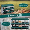 Chicken Nesting Box, 10 Compartment Roll Away Nesting Box for Eggs, Chicken Laying Box with Egg Collection, Cleanable Pull Out Hen Roosting Boxes - 4 of 4