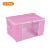 Unique Bargains Foldable Clothes Storage Bins for Clothes with Reinforced Handle Sturdy Zipper - 3 of 4