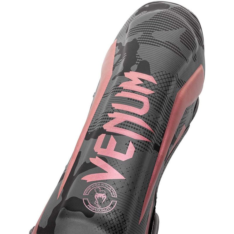 Venum Elite Protective MMA Shin Instep Guards - Black/Pink/Gold, 2 of 3