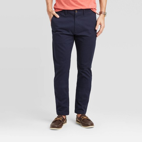 Men's Every Wear Slim Fit Chino Pants - Goodfellow & Co™ Blue 29x30
