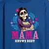 Men's Disney Imelda Mama Knows Best Long Sleeve Graphic T-Shirt - Royal Blue - X-Large - 2 of 4