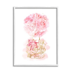 Stupell Industries Hello Gorgeous Pink Carnation Framed Giclee - 1 of 4