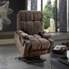 GDFStudio Pearli Velvet Dual OKIN Motor Power Lift Recliner Chair with Heat Massage - 2 of 4