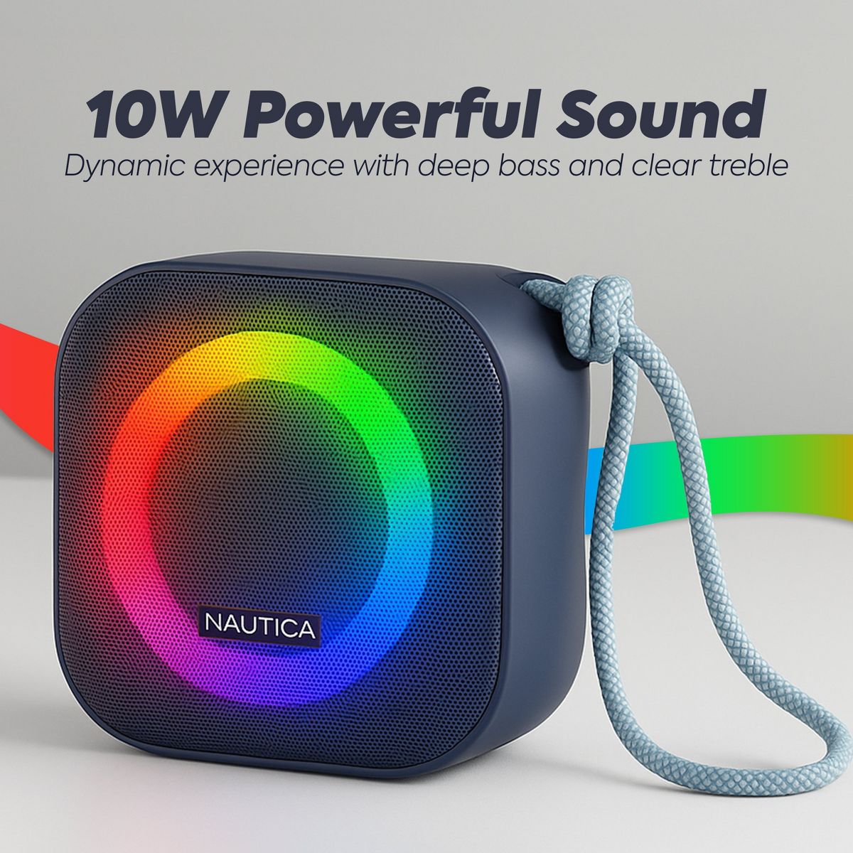 Nautica SP400 True Wireless Outdoor Speaker, IPX5 Waterproof Bluetooth Speaker with 2-Hour Quick Charge & 45-Day Standby - thumbnail 2