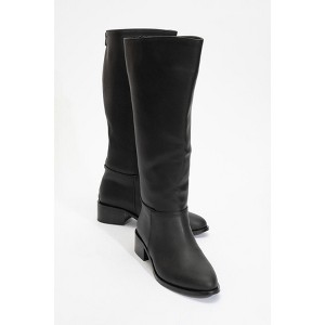 Svetlo - Black Back-Zip Knee-High Boot (Women) | Prologue Shoes - 1 of 4