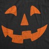 Womens Funny T Shirts Giant Jack O Lantern Face Sarcastic Halloween Graphic Novelty Tee For Ladies - Crazy Dog Women's T Shirt For Halloween Season XL - 2 of 4