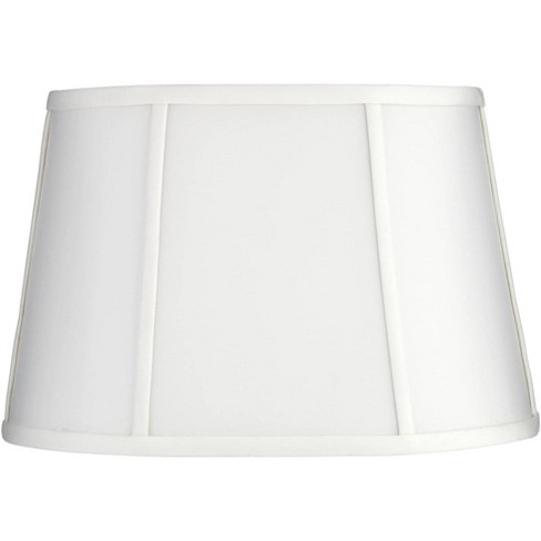 Springcrest White Racetrack Small Oval, 9 High Drum Lamp Shade