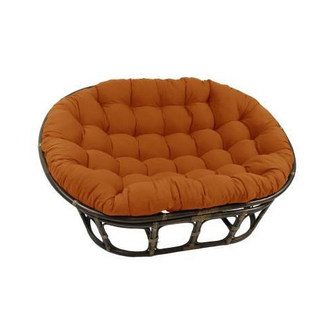 Folding double papasan discount chair