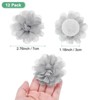 Unique Bargains Mesh Fabric Full Chiffon Flowers for DIY 12 Pcs - 3 of 4