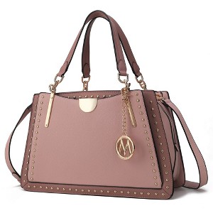 MKF Collection Aubrey Color Block Women's Satchel Bag by Mia K - 1 of 4
