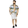 HAPPY BAY Mens Hawaiian Shirts Short Sleeve Button Down Shirt Men's Casual Shirts Holiday Tropical Beach Summer Party Shirts for Men Funny - 2 of 4