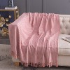 KTMBDW Striped Collection Cotton Throw Blanket Set of 2, 50x60 Inch - 2 of 4