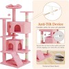 Cat Tree Tower, Multi-Level Cat Condo with Sisal Scratching Posts, Ladder, Plush Toys and Perches, Indoor Cat Furniture for Rest & Play - 4 of 4
