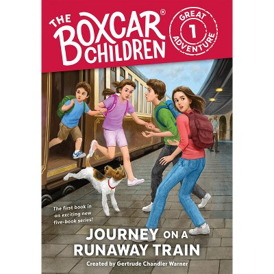 Journey on a Runaway Train - (Boxcar Children Great Adventure) (Hardcover)