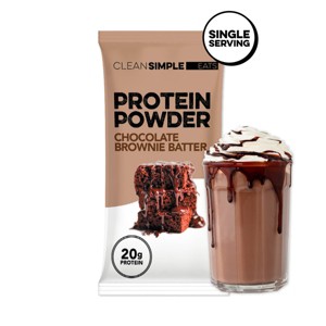Clean Simple Eats Protein Powder - Chocolate Brownie Batter - 1.2oz/1 Stick - 1 of 4