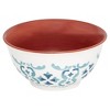 Baum Bros. 16pc Stoneware Eloise Dinnerware Set Turquoise: Geometric Dishware Set, Service for 4, Dishwasher-Safe - 4 of 4