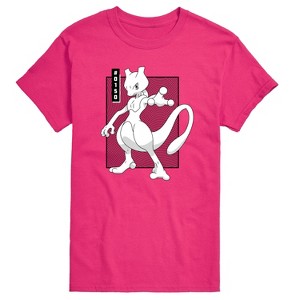 Men's - Pokémon - Mewtwo Manga Short Sleeve Graphic T-Shirt - 1 of 3