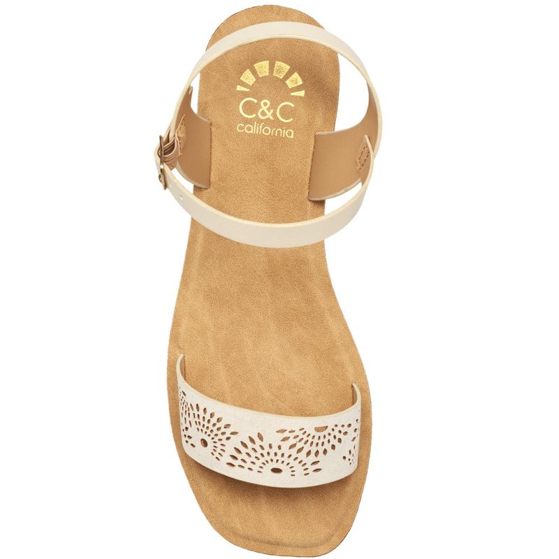 C&C California Women's Sandals - With Adjustable Ankle Strap, 3 of 8