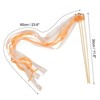Unique Bargains Party Favor Wooden Handle Lace Ribbon Sticks Fairy Wands 25 Pcs - 2 of 4