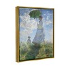 Stupell Industries Woman with a Parasol Classic Claude Monet Painting Black Floater Framed Canvas Wall Art - 3 of 4