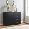 Modern 8-Drawer Dresser for Bedroom, Wide Chest of Drawers with Gold Handles, Storage Cabinet for Clothes, Entryway & Living Room - 2 of 4