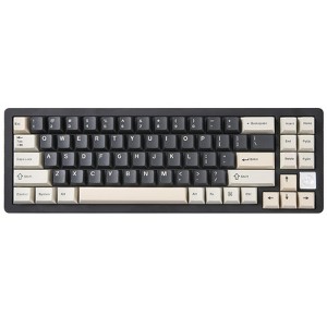 MaseiKar AL71 75% Mechanical Keyboard,Full Aluminum CNC,Hot Swappable Gasket,2.4GHz Wireless BT5.0/USB-C Wired,NKRO Programmable RGB Backlight(Black) - 1 of 4