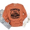 Simply Sage Market Pumpkin Spice Season Truck Distressed Garment Dyed Long Sleeve - 3 of 4