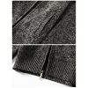 Gioberti Men's Full Zip Knitted Regular Fit Hoodie with Faux Shearling Lining - 4 of 4