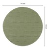 REGALWOVEN PVC Waterproof Wrinkle-Resistant Placemats 14 x 14 Inch 6 Pcs - 4 of 4